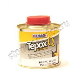 краситель для эпоксидного клея tepox-q maple brown светло-коричневый жидкий 0,25л tenax