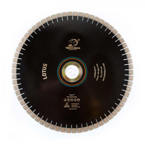 диск сегментный lotus д.600*3,6*90/60/50 (20*5,0/4,4*20)мм | 76z/гранит/wet tech-nick