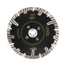 диск турбо gabbro д.125*m14 (2,0*7,5)мм | гранит/dry tech-nick
