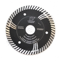 диск турбо euro standard д.115*22,2 (2,2*9)мм | гранит/dry tech-nick