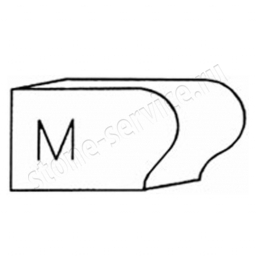 фреза профильная m-20 (#30/40) сегментная | спекание (гранит) diam-s