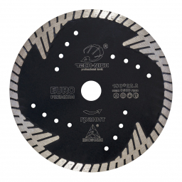 диск турбо euro-premium д.180*22,2 (2,8*10)мм | гранит/dry tech-nick