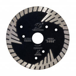 диск турбо euro-premium д.125*22,2 (2,4*10)мм | гранит/dry tech-nick
