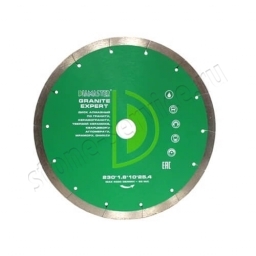 диск корона expert д.230*25,4 (2,0*10)мм | гранит/wet diamaster