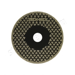 диск гальванический flash д.125 (22,2) отрезной/шлифовальный dry tech-nick
