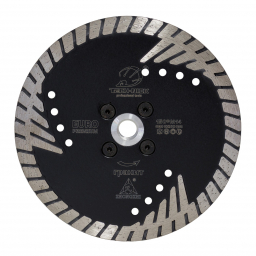диск турбо euro-premium д.150*m14 (2,6*10)мм | гранит/dry tech-nick