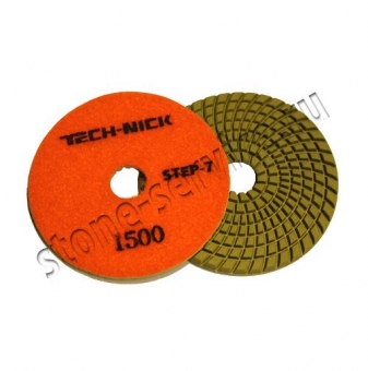агшк step-7 д.100*3,5 № 1500 (гранит/мрамор) | wet/dry оранжевый tech-nick