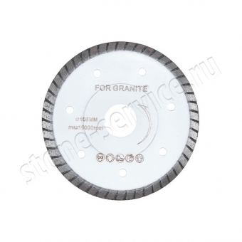 диск турбо белый д.105*22,2 (0,8/1,2*7,0)мм | гранит/dry diam-s