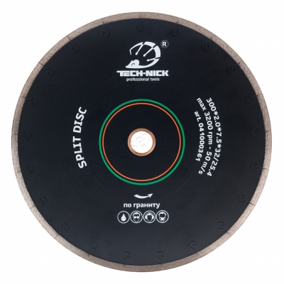 диск корона split disc д.300*32/25,4 (2,0*7,5)мм | гранит/wet tech-nick