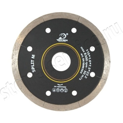 диск корона split m д.115*22,2 (1,6*7,5)мм | мрамор/wet tech-nick
