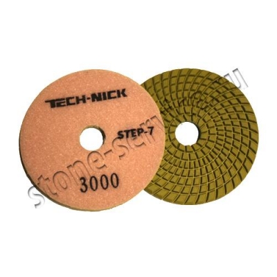 агшк step 7 д.100*3,5 № 3000 (гранит/мрамор) | wet/dry розовый tech-nick