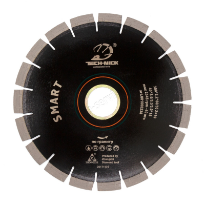диск сегментный smart д.300*2,2*60/50 (40*3,6/3,0*15)мм | 19z/гранит/wet tech-nick