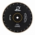 диск корона split m д.400*32/25,4 (2,2*7,5)мм | мрамор/wet tech-nick