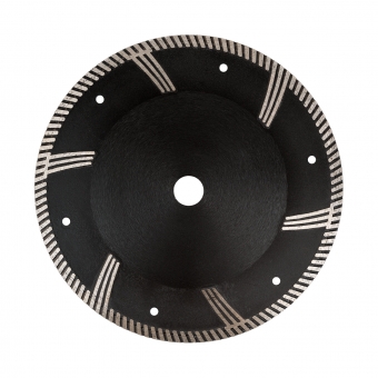 диск турбо euro standart д.230*22,2 (2,8*9)мм | гранит/dry tech-nick