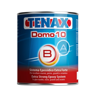 клей эпоксидный domo-10 nero (черный, густой) 1+1л  tenax