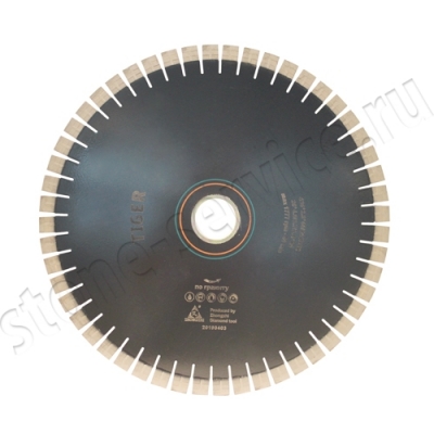 диск сегментный tiger д.430*2,8*90/60/50 (20*4,0/3,4*20)мм | 52z/гранит/wet tech-nick