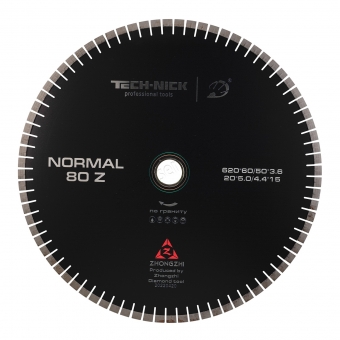 диск сегментный normal д.620*3,6*60/50 (20*5,0/4,4*15)мм | 80z/гранит/wet tech-nick