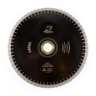диск сегментный lotus д.600*3,6*90/60/50 (20*5,0/4,4*20)мм | 76z/гранит/wet tech-nick