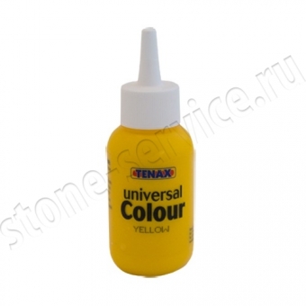 краситель для клея универсальный universal colour (желтый/пастообразный) 0,075л tenax