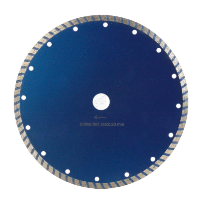 диск турбо cobra standard д.230*22,2 (2,8*7)мм | универсал/dry diamaster