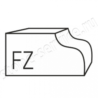 фреза профильная fz-30 (#30/40)  | вакуумное спекание (гранит/мрамор) diam-s
