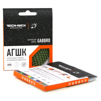 агшк gabbro д.100*2,5 № buff (гранит) | wet серый tech-nick