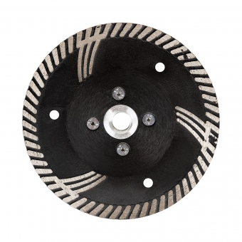 диск турбо euro standart д.125*m14 (2,2*9)мм | гранит/dry tech-nick