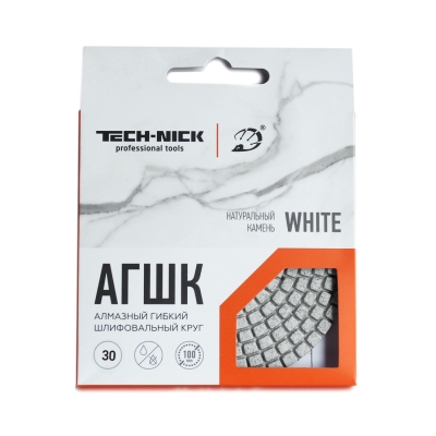 агшк white new д.100*2,5 № 200 (гранит/мрамор) | wet/dry красный tech-nick