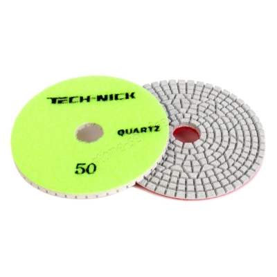 агшк quartz д.100*3,0 №  50 (кварц) | wet светло-зеленый tech-nick