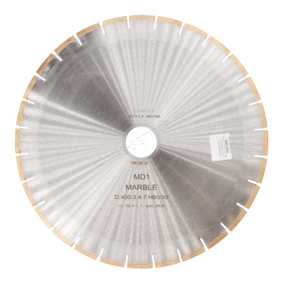 диск сегментный бесшумный д.400*60/50 (40*3,4*7,0)мм | 28z/мрамор/wet sorma