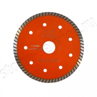 диск турбо д.125*22,2 (1,8*7,0)мм | мрамор/dry diam-s