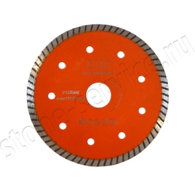 диск турбо д.125*22,2 (1,8*7,0)мм | мрамор/dry diam-s