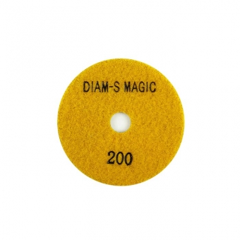 агшк dry magic д.100*1,3 № 200 (гранит/мрамор) | dry желтый diam-s