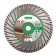 диск турбо duplex д.125*22,2/m14 (2,8*8,0)мм | гранит/dry distar