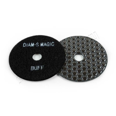 агшк dry magic д.100*1,3 № buff (гранит/мрамор) | dry черный diam-s