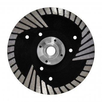 диск турбо euro-premium д.125*m14 (2,4*10)мм | гранит/dry tech-nick