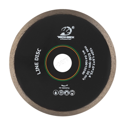 диск корона line disc д.150*25,4 (1,6*7,0)мм | гранит/wet tech-nick