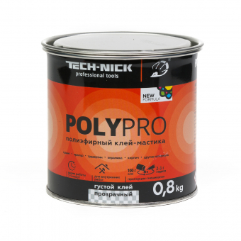 клей полиэфирный polypro (медовый/густой)   0,8кг tech-nick